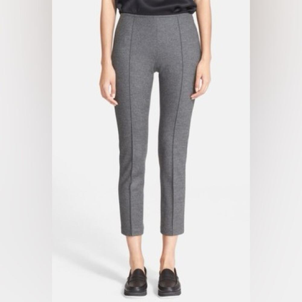 Rag & Bone Polly Ponte Knit Cropped Ankle Pants Grey Size 6